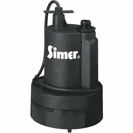 SIMER- FLOTEC Utility Pump, 1/3-Hp Submersble 2355-04